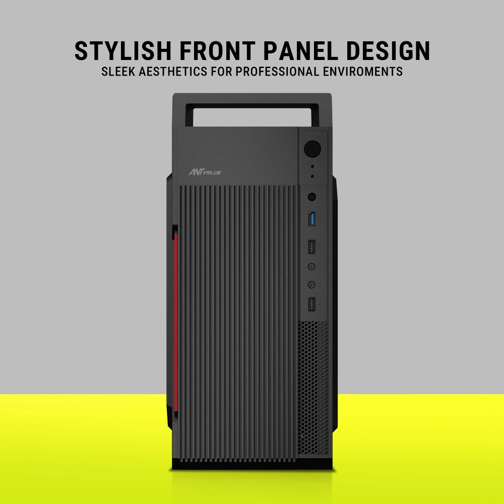 Ant Value Mid Tower Cabinet (M-ATX/M-ITX) VM5P with SMPS view 2